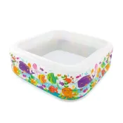 (店+)【INTEX】海底動物方型戲水游泳池159x159x50cm -340L 3歲+ 57471N