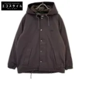 【DOKODEMO】Lacoste BH021J 棕色防水透氣珠地棉羽絨外套 美國 L 碼 [二手]
