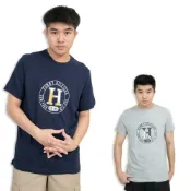 (店+)【TOMMY HILFIGER】Tommy Hilfiger 圓設計logo 短T 大尺碼 短袖 T恤 男生上衣 湯米 純棉 素T @9468