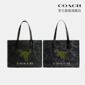 【COACH】迷彩印花和REXY恐龍圖案托特包 托特手袋 -多色任選(CCD11)｜官方直營