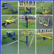 【廠家直銷📌】室內健身器材 室外健身器材漫步機 戶外公園小區廣場體育器材 老年人運動器材 路徑組合套餐體育用品 蹺蹺板