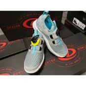 (店+)全方位保齡球專賣店【Dexter Pro Boa換底鞋 輕灰/藍 右手（簡配】女鞋 保齡球鞋 尺寸JP21.5~25.5