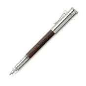 【GRAF VON FABER-CASTELL】鍍白金非洲烏木 鋼珠筆(經典系列)