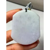 D715(附證書）紫羅蘭無事牌項鍊吊飾