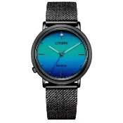 CITIZEN星辰限量L系列Ambiluna解構自然之美仿生學腕錶34mm(EM1005-42L)附米蘭錶帶 套裝