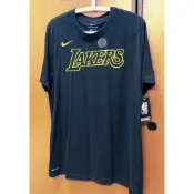 [TheCity] 現貨 Nike NBA 湖人城市黑短袖團隊練習衣 熱身衣 Dri-Fit棉