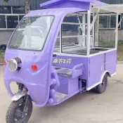 1【訂金】新品網紅電動小吃三輪擺攤多功能餐車商用移動炸串流動燒烤美食早餐廳-森客2店