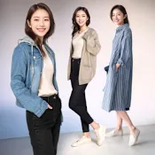 【Amore】經典百搭條紋長版襯衫外套