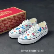 萬斯 Vans Authentic 湖叠印花版斜 翻不斜 休閒鞋 男女鞋 公司貨