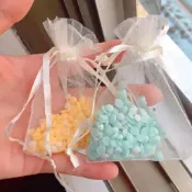 ✨在台熱銷✨香包香薰空袋香薰DIY袋子桂花乾花收納袋肥皂透氣網紗袋小留香珠