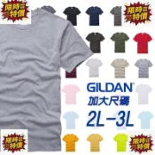 臺灣出貨Gildan 76000 超經典素T 加大尺碼 素面圓筒T 美國棉 白T 素T 團購 【30048】