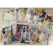 喬琪姑娘、魔影紫光、魔法小天使、戰鬪士星矢..等早期漫畫照片