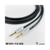 (店+)【YC Sound】2米 高級手工 鍍金全銅接頭 3.5mm 音源線 對錄線 公對公 彎頭 耳機升級線 AUX in 藍牙3.5mm線