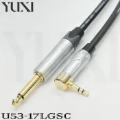 (店+)鍍鉻金屬接頭 耳機線 播放線 6.3轉3.5mm 6.5mm轉3.5mm TRS 音源線 大轉小 擴大機 音箱 音源線