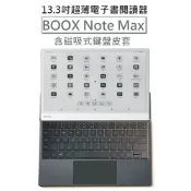 文石 BOOX Note Max 13.3吋超薄電子書閱讀器【鍵盤皮套組】