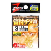 “猛哥釣具“---正日本鉤ZENNIS小包裝管付チヌ金鉤1～12號 管付千又金鉤管付磯奴金鉤管付チヌ金鉤