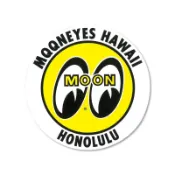 【MOONEYES】 MOONEYES HAWAII HONOLULU 夏威夷 貼紙  [DM213HI]