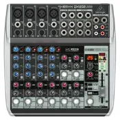 音響世界二館‧ 德國BEHRINGER  QX1202 USB 帶100種數位效果12軌USB混音器(補貨中)