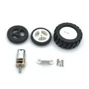 ZJ327 3PI miniQ小車 N20減速馬達配D字軸  輪胎 34mm 43mm 窄輪 寬輪