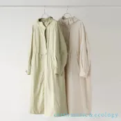 earth music&ecology 尼龍長版抽繩收腰連帽外套(1L41L0Y0400)