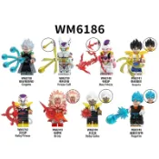 WM2738-2745 七龍珠 悟吉塔 弗利沙魯 布歐薩 貝比薩 布羅利 貝比空 貝吉特 動漫拼裝人仔模型