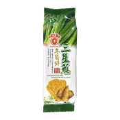鑫富皇 三星蔥冬筍餅90g 植物五辛素 宜蘭名產 風味餅乾  鮮美蔥香 蔥餅 蔥餅乾 竹筍餅 宜蘭伴手禮