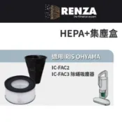 適用 IRIS OHYAMA 愛麗思歐雅瑪 IC-FAC2 IC-FAC3 除蟎吸塵器 HEPA+前置濾網 濾芯 濾心