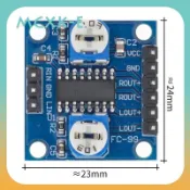 Mcxk-e PAM8406 數字放大器板帶音量電位器 5Wx2 立體聲 M70