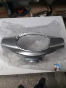 頂級迅光 大燈罩 車手前蓋 銀色