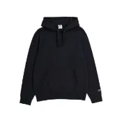 【Champion】官方直營 男款-ROCHESTER刺繡LOGO C標刷毛長袖連帽TEE-黑色(219065-KK001-歐規)