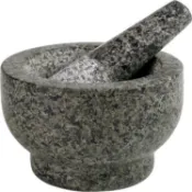 西班牙《ibili》大理石磨搗組(13cm) 研磨缽 磨藥機 搗泥器 杵臼 搗缽