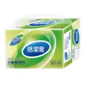 倍潔雅 輕巧包抽取柔拭萬用紙巾 (120抽*20包)