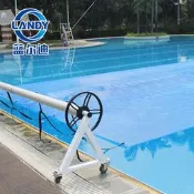 【品質保固】游泳池保溫蓋膜包邊打孔泳池浴室塑膠PE氣泡膜搭配收卷機廠家現貨充氣游泳池 折疊游泳池 耐磨防曬 快