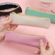 【本物研究所🎨】✨臺灣-出貨✨PU皮質大容量筆袋中國小生文具收納創意多功能鉛筆盒簡約筆袋