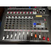 2025 最新版8+2軌 USB/SD卡 超大功率主動式混音器 POWER MIXER 內建效果器 48V幻象電源