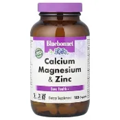 【iHerb】Bluebonnet Nutrition, 鈣鎂鋅錠劑，180 粒