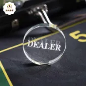 德州撲克籌碼套裝桌布墊百家樂麻將棋牌室籌碼幣專用圓片代幣鋁箱 py6264