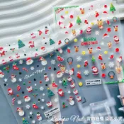 Rainbow Nail tomoni 🎄美甲5D浮雕貼紙 聖誕款 貼紙