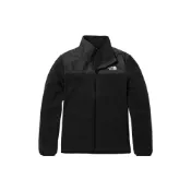 (店+)【The North Face】NF0A81RU-JK3 北面夾克外套 拼色Logo印花拉鏈開衫長袖 黑色 兒童款