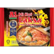 全新包裝【YKshop】  A1咖哩叻沙麵 (泡麵)115g/包  咖哩叻沙帶有星加坡叻沙的風味