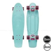 【 K.F.M 】Penny Skateboards CLASSICS 膠板 交通板 滑板 27吋 淡藍色亮粉輪