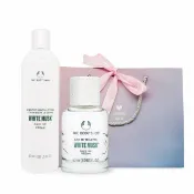 【HOTAI購】【THE BODY SHOP】白麝香女神香氛組[潤膚乳+淡香水]