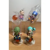 七龍珠Z 比克大魔王 布瑪 桃白白 雪地悟空 座珠坐珠 公仔 食玩 BANDAI