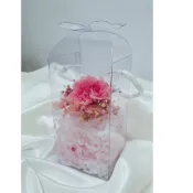 【盒情盒禮】0715幸運草透明盒(現貨) 禮物盒 包裝盒 乾燥花盒 生日禮盒 禮品包裝 小花束盒 pvc透明花盒 塑膠盒