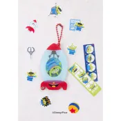 🎁韓國 DAISO 正版｜迪士尼 Pixar 玩具總動員 三眼怪 火箭照片鑰匙圈 DIY 相片吊飾 貼紙套組