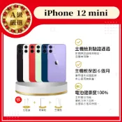 iPhone 12 MINI 64G 128G 256G 6.1吋 電健100% 贈玻璃貼+保護套【胖達3C│福利品】