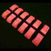 AW Custom WE系列瓦斯彈鼓、防震墊片（紅色、一組12片）