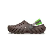 (店+)【Crocs】210482-2EW Crocs卡駱馳 Echo EVA 舒適 外穿 透氣鞋 洞洞鞋 男女同款 咖啡彩色