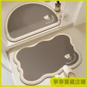 💥臺灣出貨💥水晶絨浴室吸水地墊防滑速幹軟墊廚房墊子衛生間厠所耐臟門口地毯 洗手間地墊 腳踏墊 SZZG