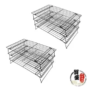 (店+)麵包三層晾網架【賀亞批發】麵包冷卻架 食品冷卻架 晾乾架 風乾架晾網架 不沾折疊冷卻架 餅乾冷卻架 蛋糕冷卻架